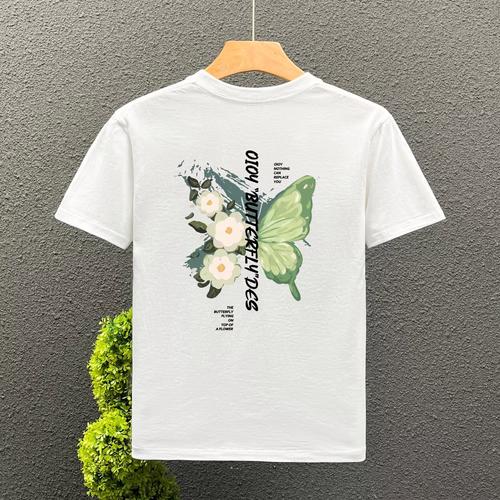 夏季男士时尚之选 韩版宽松短袖T恤，潮流休闲新风尚