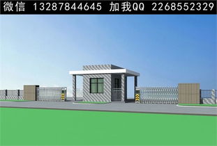 工厂大门与学校大门设计案例效果图对比分析